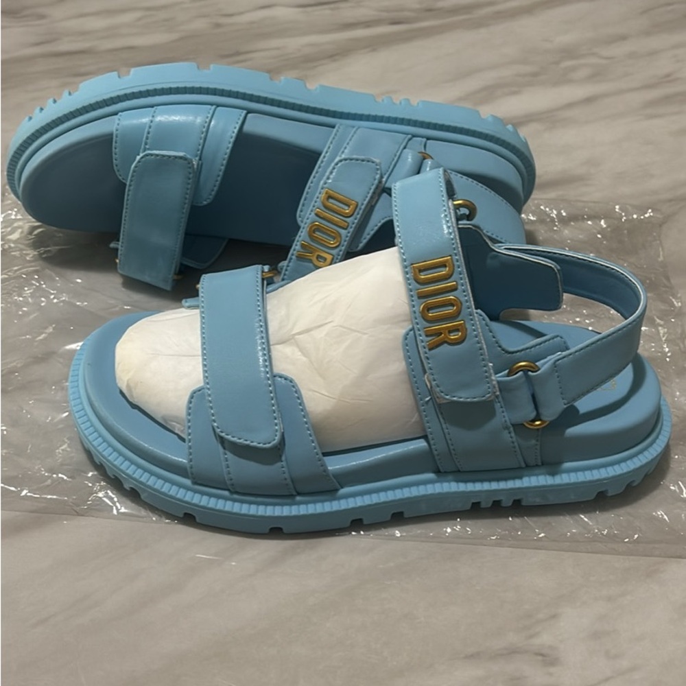 Dior Light Blue Sandals